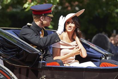 Enrique y Meghan Markle fueron los más ovacionados en los instantes previos a la ceremonia.