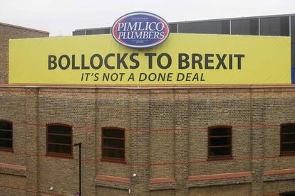 Otro de los carteles de Pimlico en Londres