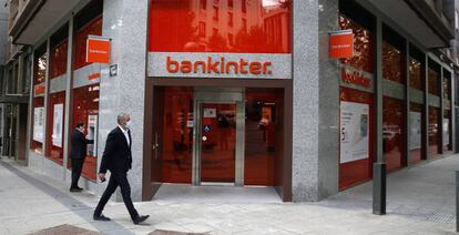 Oficina de Bankinter, en una imagen de archivo.