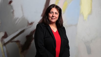 Rosa Garcia, presidenta de Exolum, en la sede de la compañia en Madrid.