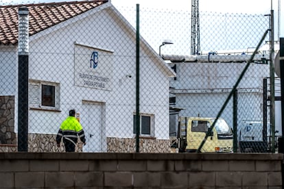 10/03/2020 Oficinas de la planta de tratamiento de agua potable de Aguas de Blanes /Toni Ferragut