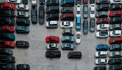 Coches aparcados.