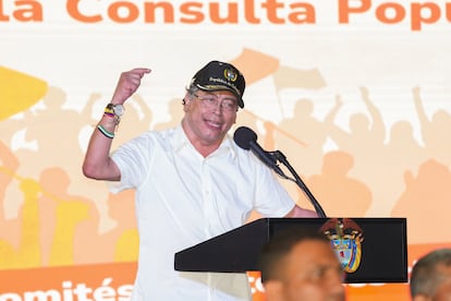 Gustavo Petro en Soledad, Atlántico, el 24 de abril 2025.