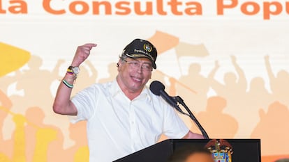 Gustavo Petro en Soledad, Atlántico, el 24 de abril 2025.