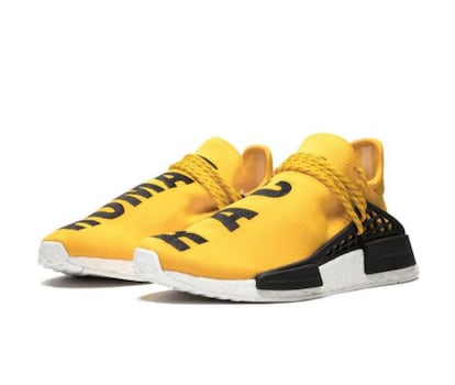 
Adidas y Pharrell Williams han creado las deportivas PW Human Race NMD. Un calzado optimista para empezar el 2021 con buenas intenciones. Precio: 2.720 euros. 