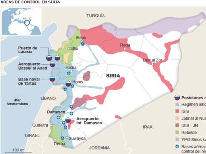 Apoio da Rússia a Assad na Síria frente ao avanço de aliados da Al-Qaeda
