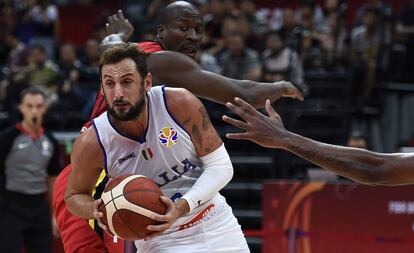 Belinelli, en el partido ante Angola.