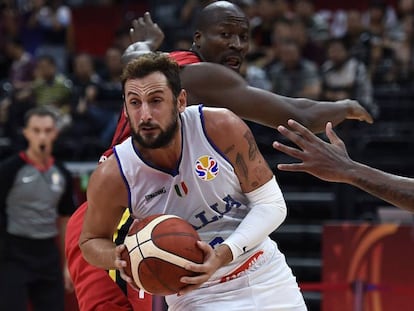 Belinelli, en el partido ante Angola.