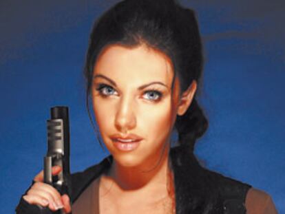 <b>Venetian Princess asegura que "jamás imitaría a nadie para el que no me diera el físico". Aquí, como Angelina Jolie.</b>
