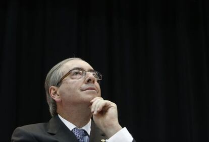 Cunha, em evento da Força Sindical.