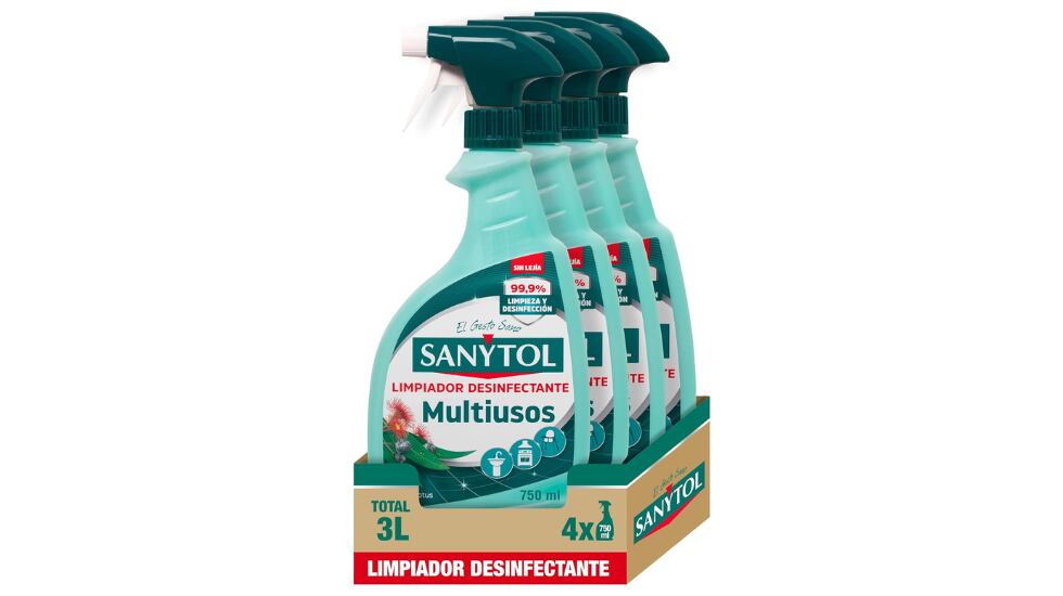 Pack de 4 botes de Sanytol.