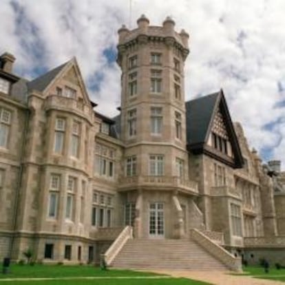 Fachada del Palacio de la Magdalena en Santander