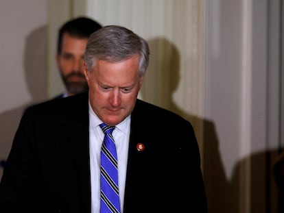 El que fuera jefe de Gabinete de Donald Trump, Mark Meadows, en una foto de archivo.