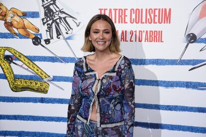 La cantante Rigoberta Bandini, durante el 'photocall' del espectáculo 'Fashion Freak Show' de Jean-Paul Gaultier, en Barcelona.