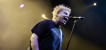 Dexter Holland, de The Offspring, en un concierto en Santiago de Compostela.