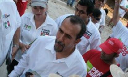 Gómez Michel en un acto de campaña.