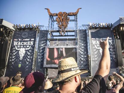 Escenario del  Wacken Open Air festival, este miércoles 1 de agosto.