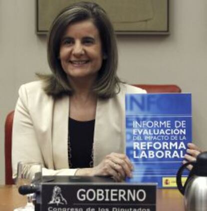 La ministra de Empleo y Seguridad Social, Fátima Báñez