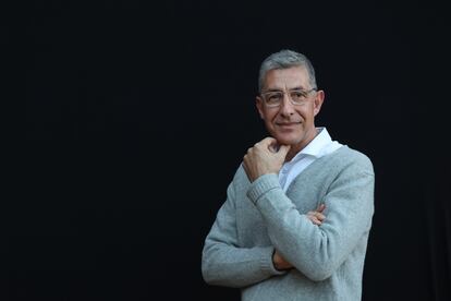 Ernesto Calabuig, escritor, traductor y profesor de Filosofía, fotografiado la semana pasada en Madrid.