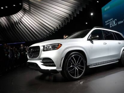 Modelo 2020 Mercedes-Benz GLS 580 presentado recientemente en Nueva York.