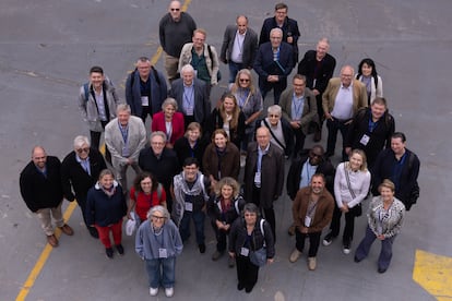 Defensores del lector internacionales tras su reunión anual, celebrada esta semana en la sede de EL PAÍS.