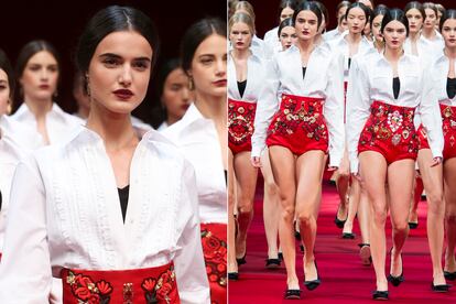 Tiene 19 años y no lleva ni un año en el mundo de la moda. La descubrió el cazatalentos Iganico Aysa en el metro de Madrid mientras hacía un trasbordo en la estación de Plaza España. (Foto: Cerrando el desfile de Dolce&Gabbana primavera verano 2015 junto a Kendall Jenner)