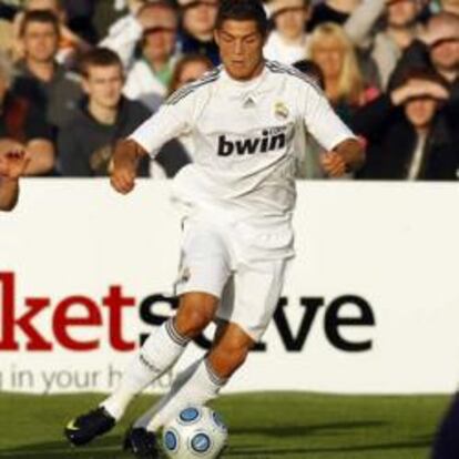 Cristiano Ronaldo, en el primer partido de la pretemporada del Real Madrid