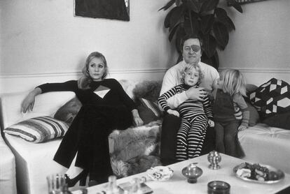 La familia Le Pen, en los años sesenta.