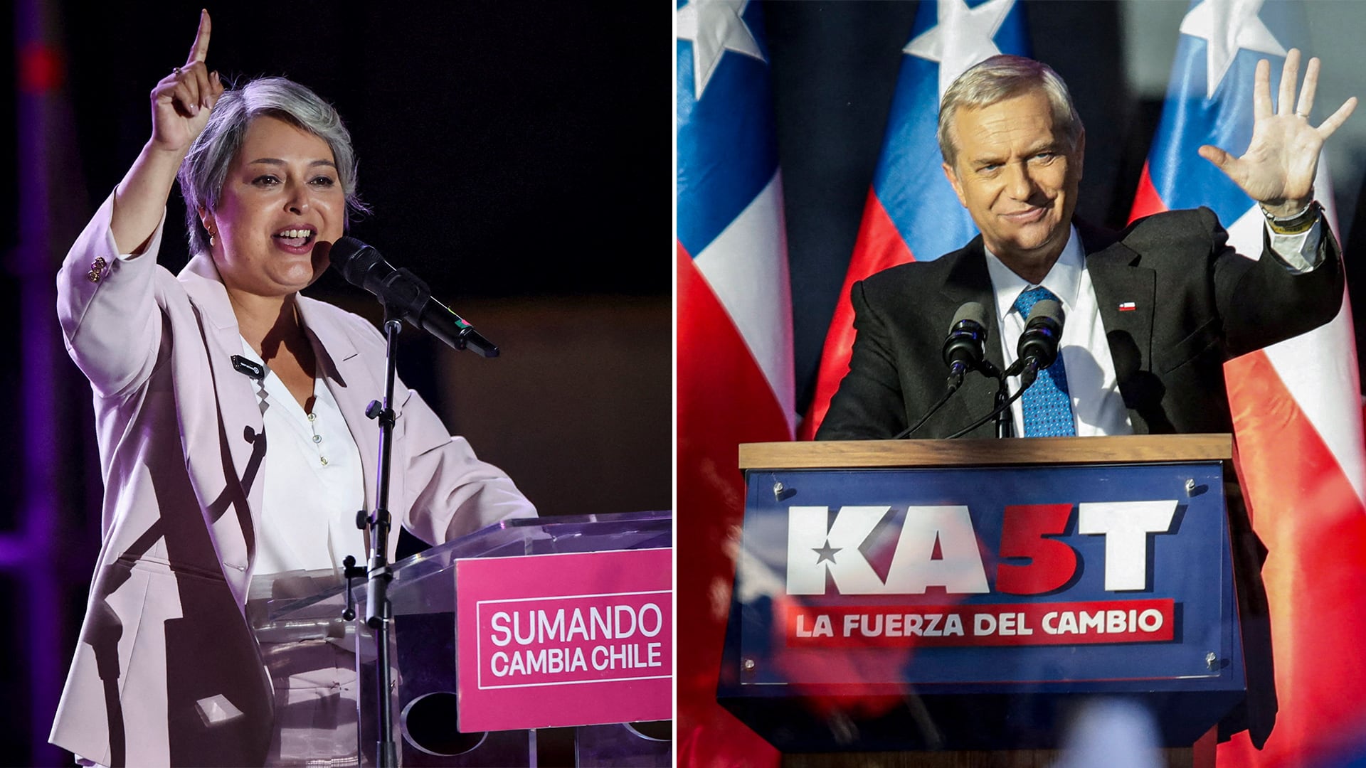 Kast cierra su campaña volcado en la inseguridad y Jara llama a no votar nulo