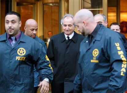 Bernard Madoff, en el tribunal del distrito de Manhattan el pasado lunes.