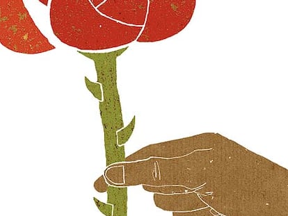 Dibujo de una rosa