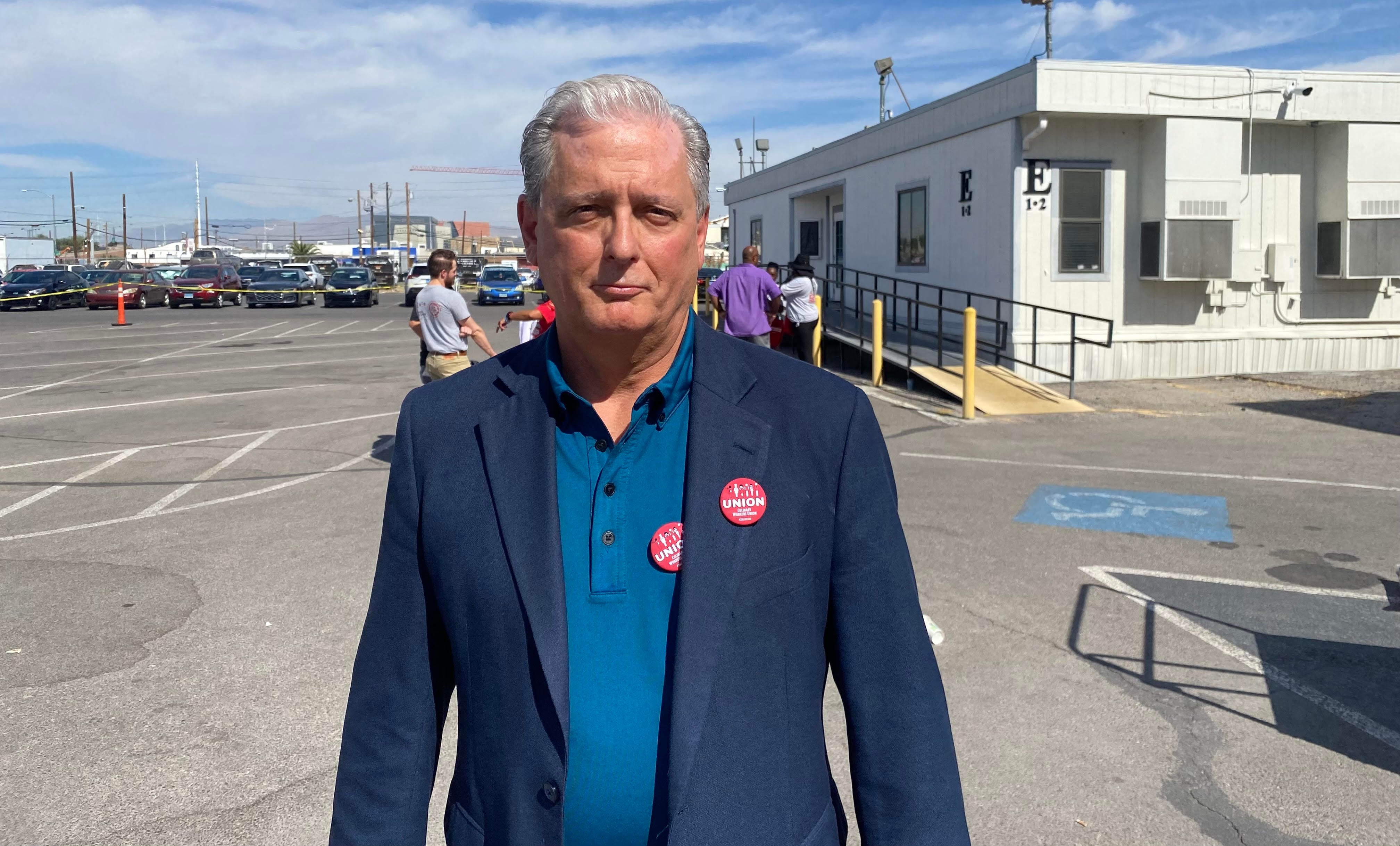 Ted Pappageorge, secretario tesorero de la Culinary Union, sindicato de trabajadores de la hostelería, en Las Vegas (Nevada).