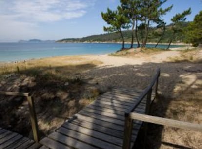 Playa de Barra, en Cangas de Morrazo (Pontevedra).