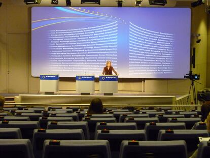 Sala de prensa en extinción