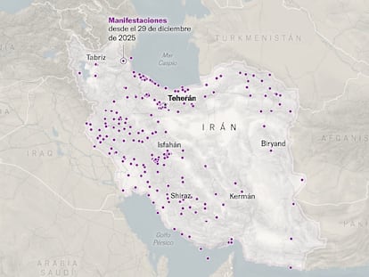 Cronología visual de las protestas en Irán: cómo empezaron y qué sabemos pese al bloqueo