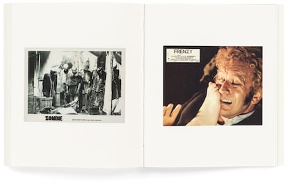  Izquierda: 'Zombi' , George A, Romero, Estados Unidos-Italia; 'Frenesí', Alfred Hitchcock, Reino Unido,1972. 