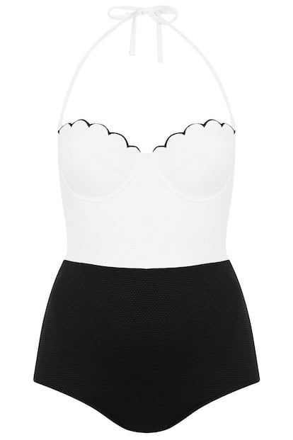 Blanco y negro. Es de Topshop (46 euros).