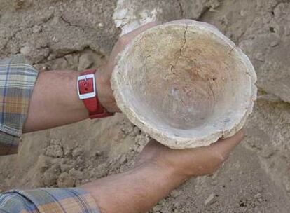 Imagen de uno de los cuencos hallados en Siria por un grupo de investigadores españoles.