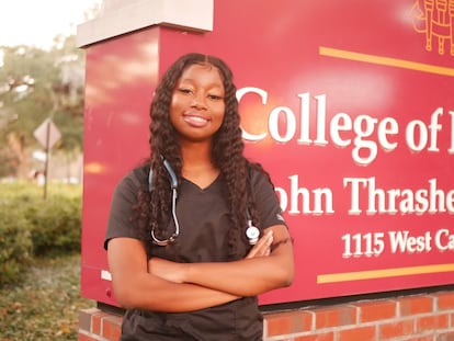 La estudiante de Medicina Lauryn Brown.