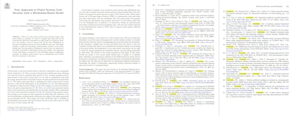 The mathematician Roberto Casado Vara authored a publication on computer security in electrical distribution networks, in which 94% of the references (29 out of 31) are citations to works by Corchado, including some on cancer and ocean CO₂.