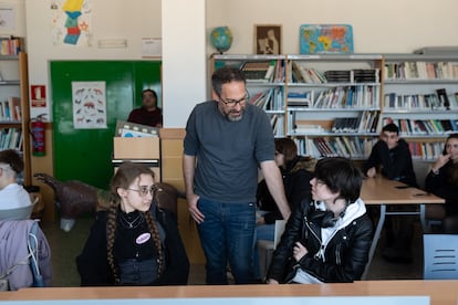 Los alumnos lituanos de intercambio participan en las actividades del IES Aliste, en Alcañices.
