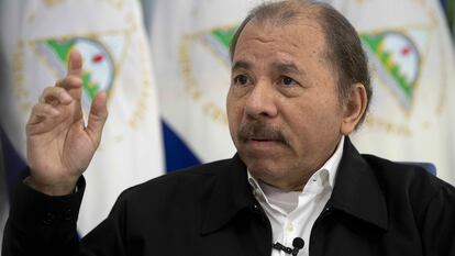 El presidente de Nicaragua, Daniel Ortega, en 2018.