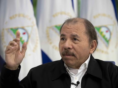 O presidente da Nicarágua, Daniel Ortega, em 2018.