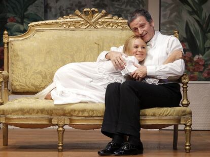 Aloma Romero y Pep Munné en un momento de la representación.