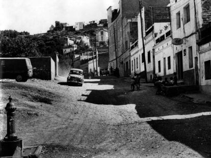 Barrio del Carmel de Barcelona en 1972.