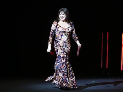 La actriz Loles León durante la gala de clausura del Festival de Cine de Málaga el pasado abril.