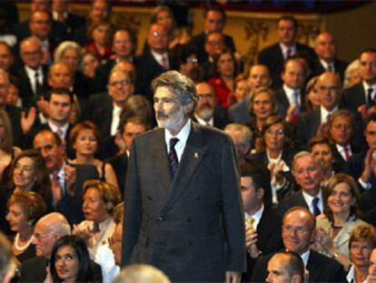 Said, durante la ceremonia de entrega del galardón en Ovierdo hace un año.