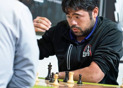 Hikaru Nakamura, en el Club de Ajedrez de San Luis (Misuri, EEUU), en septiembre de 2019