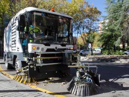 Servicio de limpieza viaria de FCC, en una imagen cedida por el grupo.