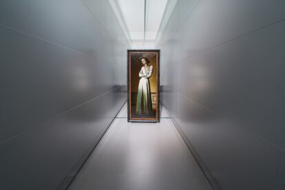 El retrato de Chanel, del pintor Cassandre,
devuelto por ella misma.